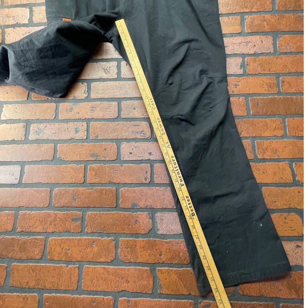 Brunt Men's Durable Black Work Pants 44x34 Utility Reinforced Knees - Picture 8 of 14